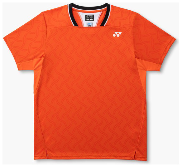 ヨネックス YO-10753-814-XO ユニセックス ゲームシャツ（サイバーオレンジ・サイズ：XO）YONEX[YO10753814XO] 返品種別A