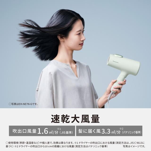 パナソニック ヘアドライヤー（アイスブルー） Panasonic ionity