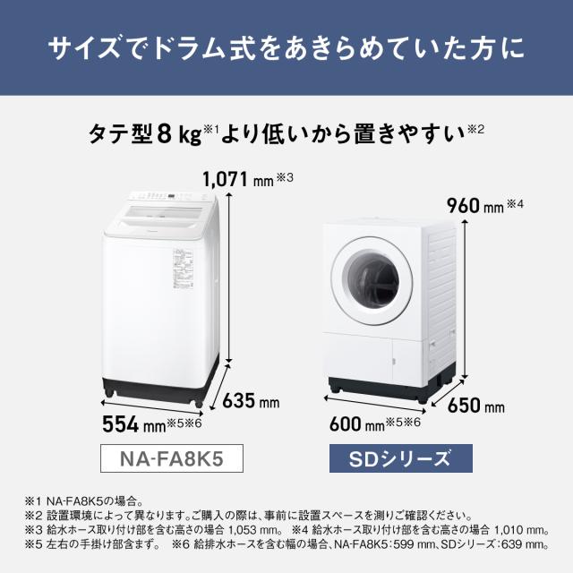 パナソニック NA-SD10UBL-W 10.0kg ドラム式洗濯乾燥機【左開き】マットホワイトPanasonic[NASD10UBLW] 返品種別A