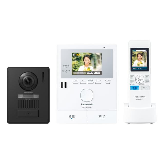 パナソニック VL-N35BHL 無線電話管する付 カラーテレビドアホンPanasonic どこでも部屋の入り口電話機[VLN35BHL] 返品カテゴリー化A