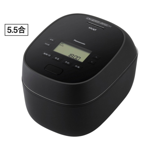 パナソニック SR-N510E-K 可変圧力IHジャー炊飯器（5.5合炊き）　ブラックPanasonic　可変圧力おどり炊き[SRN510EK] 返品種別A