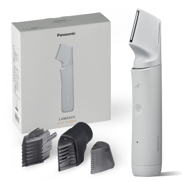 パナソニック ボディートリマー【充電式】(ライトグレー) Panasonic LAMDASH BODY TRIMMER  トップグレードモデル ER-GK9A-H返品種別A