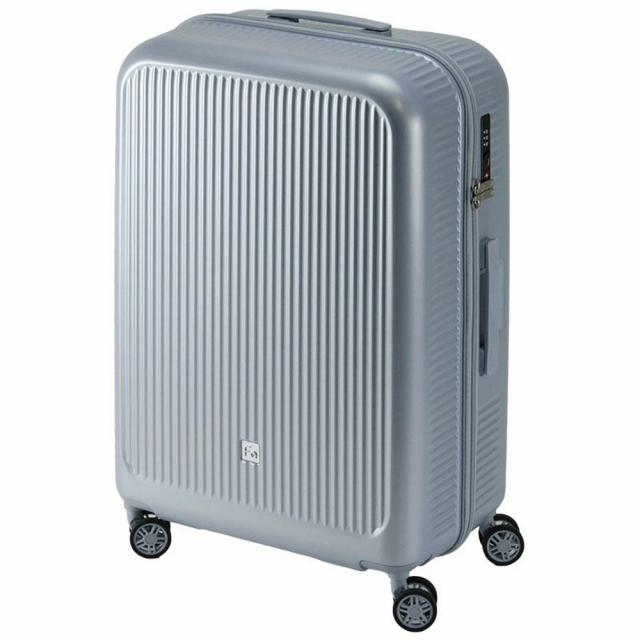 エンドー鞄 1-512-SIL FREQUENTER　アウラ スーツケース 4輪キャリーM 59cm(シルバー)フリクエンター[1512SIL] 返品種別B