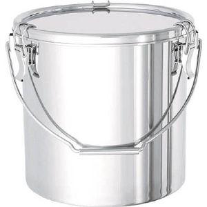 日東金属工業 CTB-18 ステンレスタンク ストレートクリップ式吊下げ密閉タンク（フタ付）4L[CTB18ニツトウキンゾク] 返品種別B 11,150円