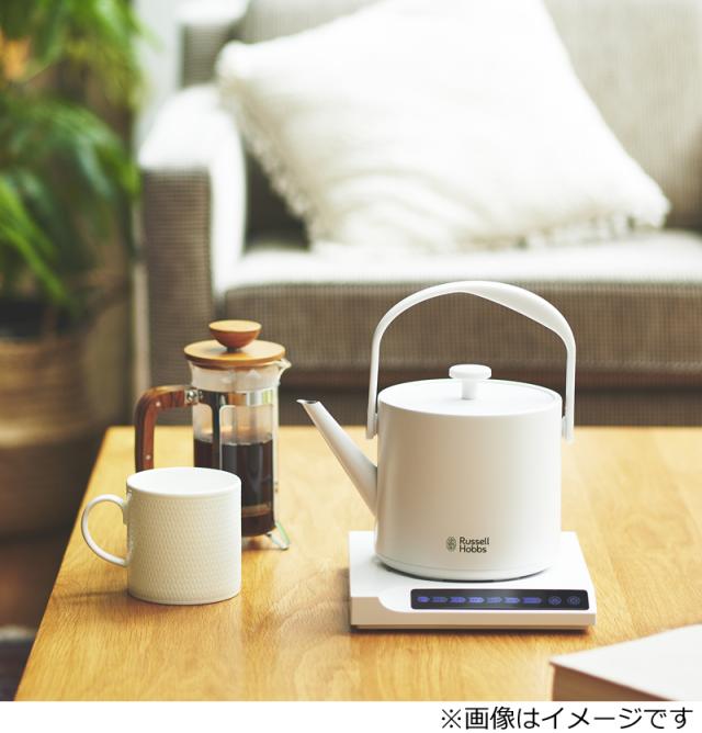 ラッセル・ホブス Russell Hobbs 電気ケトル 7106JP ホワイト 展示品