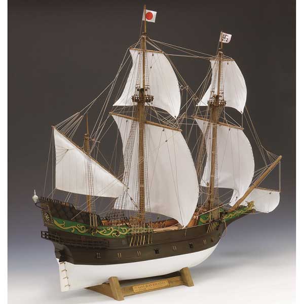 ウッディジョー 1/80 木製帆船模型 サン・ファン・バウティスタ SANT JUAN BAUTISTA木製組立キット 返品種別B