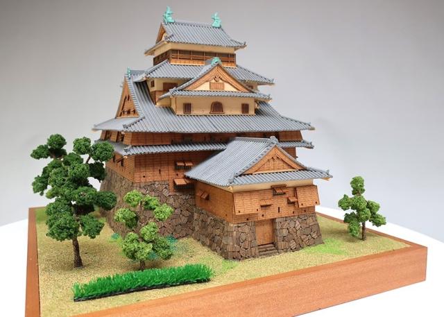 ウッディジョー 1/150 松江城木製組立キット  返品種別B_1