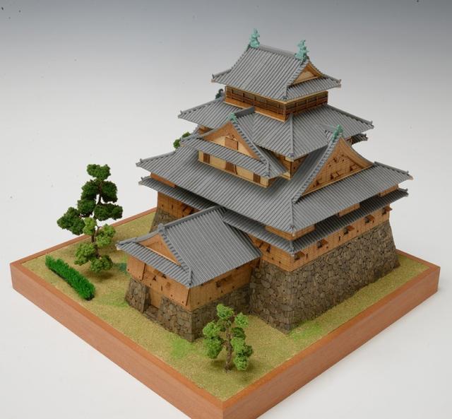 ウッディジョー 1/150 松江城木製組立キット  返品種別B_2