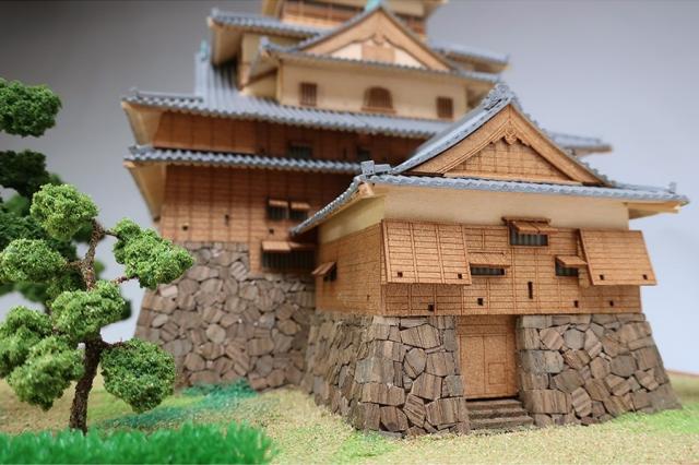 ウッディジョー 1/150 松江城木製組立キット  返品種別B_4