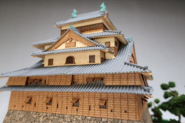 ウッディジョー 1/150 松江城木製組立キット  返品種別B_7