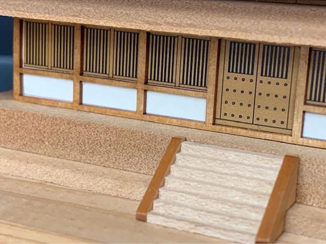 ウッディジョー 1/150 法隆寺 金堂 木製模型 組立キット ＷoodyJOE 1⁄150 木製建築模型 法隆寺 金堂｜トレファクONLINE