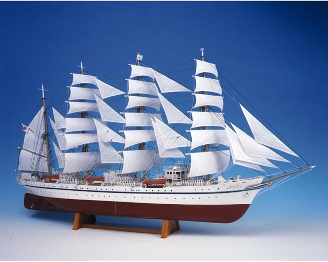 ウッディジョー 1/160 日本丸（帆付）木製組立キット  返品種別B