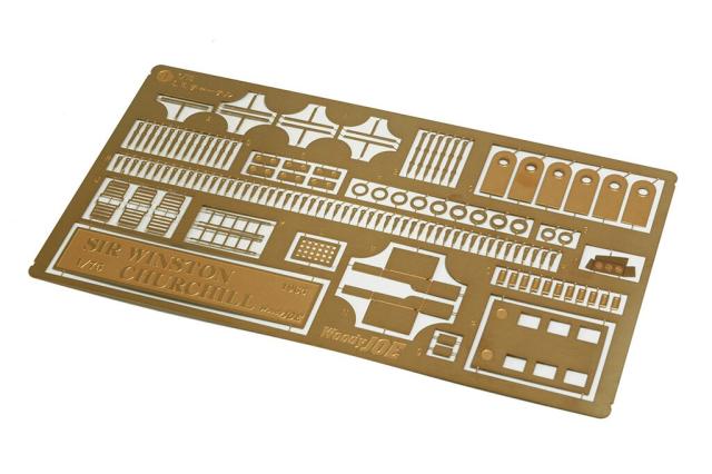 ウッディジョー 1/75 サー・ウィンストン・チャーチル木製組立キット 返品種別B_8
