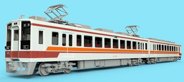 天賞堂 東武鉄道6050系標準色（パンタグラフ2基）2輌セット(品番65015) 天賞堂 T-Evolutionシリーズ 東武鉄道6050系 標準色