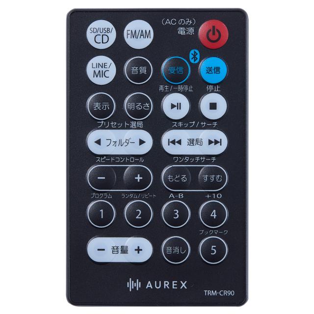 東芝 AX-CR90(K) Bluetooth相応う SD/USB/CDラジオ受信機（黒いこと）TOSHIBA AUREX[AXCR90K] 返品カテゴリー化A