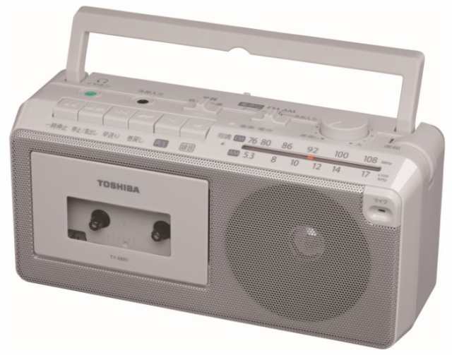 東芝 TY-XKR1-H ワイドFM対応 モノラルラジカセTOSHIBA[TYXKR1H