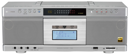 未使用品 TOSHIBA 東芝 TY-AK21 S シルバー ハイレゾ対応 東芝 TY-AK21(S) ハイレゾ対応ラジカセ AUREX(オーレックス
