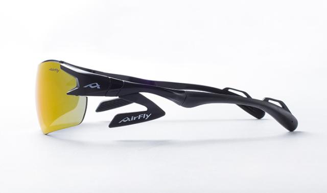 AirFly(エアフライ) AF-301C-3L 【Lサイズ】サングラス AF-301 C-3L(フレームカラー・ブラック/レンズカラー・パープルゴールドミラー)[AF301C3Lエアフライ] 返品種別A_2