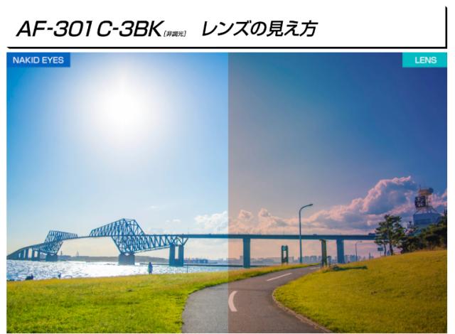 AirFly(エアフライ) AF-301C-3BK ユニセックスモデル サングラス AF-301 C-3BK(フレームカラー・ブラックマット/レンズカラー・ゴールドミラー)[AF301C3BKエアフライ] 返品種別A_3