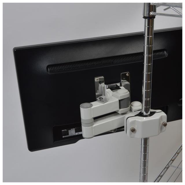 サンコー 4軸式クリップモニタア?ム(ホワイト) MARMGUS128W 新品・5営業日で発送サンコー 4軸式クリップモニタア\u2015ム（ホワイト）