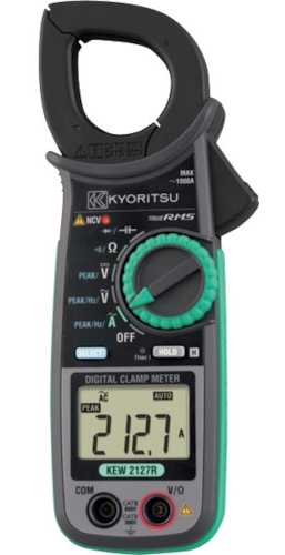 共立電気計器 KEW2127R ACクランプメータKYORITSU　交流電流測定用クランプメータ[KEW2127R] 返品種別B