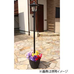 谷村実業 TAN-763-1 植木鉢付きソーラータイプ街灯 1灯[TAN7631] 返品種別B_5