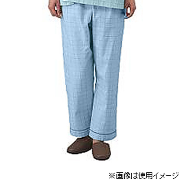住商モンブラン 59-481 L(0-7697-03) 患者衣 ズボン Lサイズ（ブルー）[59481L0769703] 返品種別A