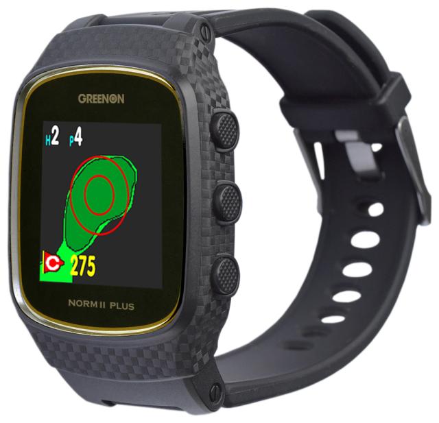 ゴルフウォッチ NORM II PLUS ブラック GOLF WATCH NORM II PLUS ブラック ノルム2 プラス 【公式通販】