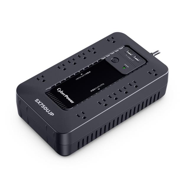 CyberPower SX750UJP 無停電電源装置 Backup BR SX750 矩形波 常時商用[SX750UJP] 返品種別B