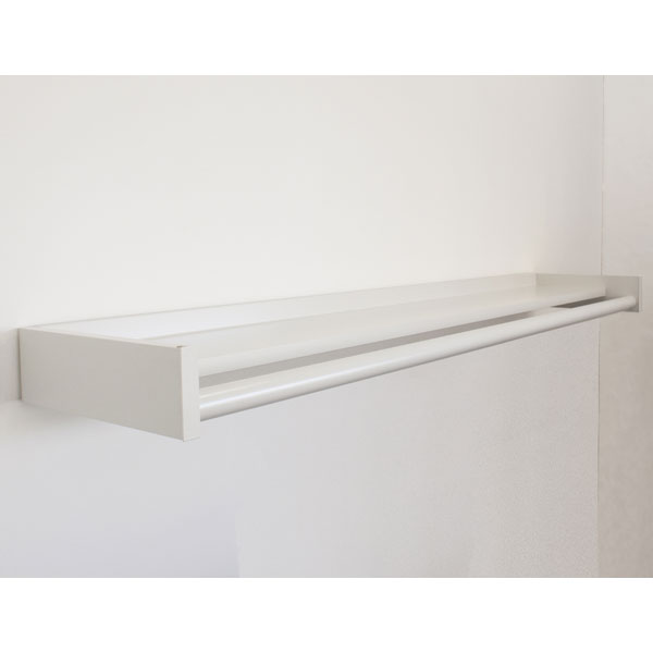 森田アルミ WALLY W1650 多目的シェルフ Wally W1650タイプ (ミルクホワイト)[WALLYW1650ミルクホワイト] 返品種別A