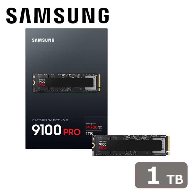 Samsung｜サムスン MZ-VAP1T0B-IT SSD 9100 PRO 1TB（M.2/PCIe 5.0 NVMe）国内正規保証品[MZVAP1T0BIT] 返品種別B