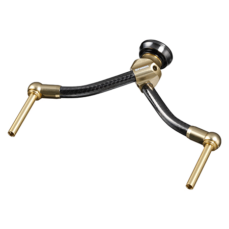 SLPワークス SLPW カーボンライトダブルハンドル ゴールド 92mm 00082321返品種別A