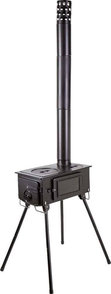 キャプテンスタッグ UG-75 KAMADO（かまど）煙突ガラス窓付角型ストーブCAPTAIN STAG[UG75キヤプテンスタツグ] 返品種別A_1