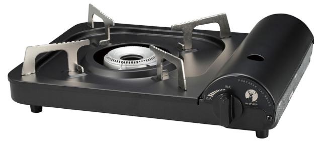 キャプテンスタッグ ポータブル　カセットコンロ（ブラック） CAPTAIN STAG UF-0028(キヤプテンスタツグ)返品種別A