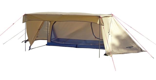 キャプテンスタッグ UA-0063 トレッカーソロベースUV（カーキ）(1人用)CAPTAIN STAG[UA0063キヤプテンスタツグ] 返品種別A