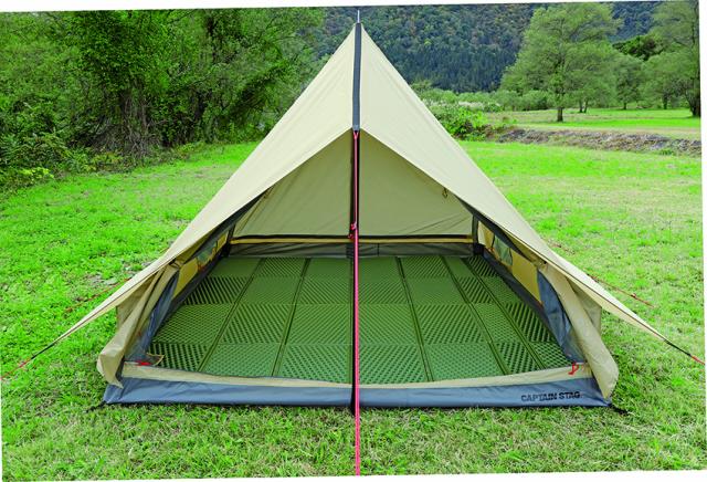 キャプテンスタッグ UA-67 トレッカー ツーポールロッジUV〈3〜4人用