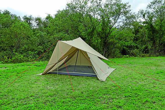 キャプテンスタッグ UA-68 ワンポールレクタ270 TYPE2（カーキ