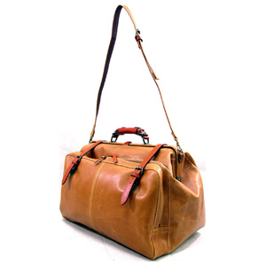 木和田 1484-24 レトロOPダレスボストンバッグ（キャメル）KIWADA