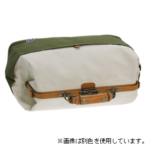 木和田 1592-24 木綿屋五三郎 帆布コンビダレスボストン（キナリ×キャメル）KIWADA[159224] 返品種別B_5