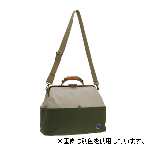 木和田 1592-24 木綿屋五三郎 帆布コンビダレスボストン（キナリ×キャメル）KIWADA[159224] 返品種別B_9