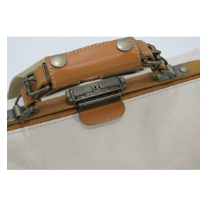 木和田 4978-24 木綿屋五三郎 帆布コンビリュック（キナリ×キャメル