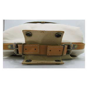 木和田 4978-24 木綿屋五三郎 帆布コンビリュック（キナリ×キャメル