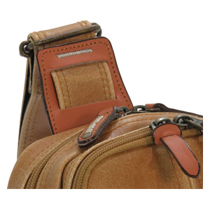 木和田 4977-24 レトロ ボディバッグ（キャメル）KIWADA[497724] 返品種別B