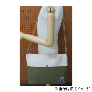 木和田 4982-53 木綿屋五三郎 ショルダーバッグ 大（カーキ）KIWADA