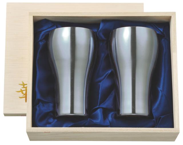 田辺金具 TK2089233 華 タンブラー 300ml 桐箱2ヶセット　艶消しTANABE[TK2089233] 返品種別A