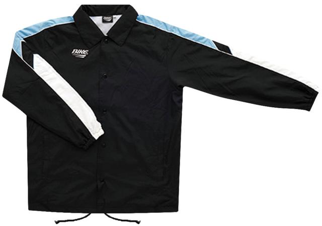 BIKE（バイク） ウォームアップジャケット（ブラック×サックス・サイズ：M） ユニセックス　ウインドウェア FNT-BK5340-0522-M返品種別A