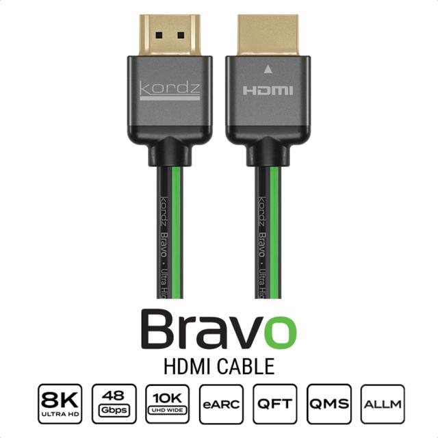 コーズ BRAVO-HD0300 HDMIケーブル(3.0m・1本)Kordz BRAVO-HDシリーズ[BRAVOHD0300] 返品種別A
