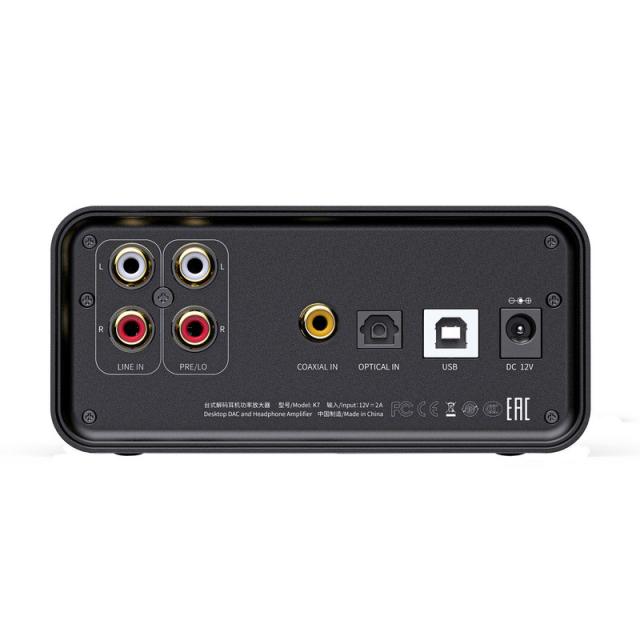 フィーオ FIO-K7-B USB DAC内蔵ヘッドホンアンプFiiO[FIOK7B] 返品種別A_1
