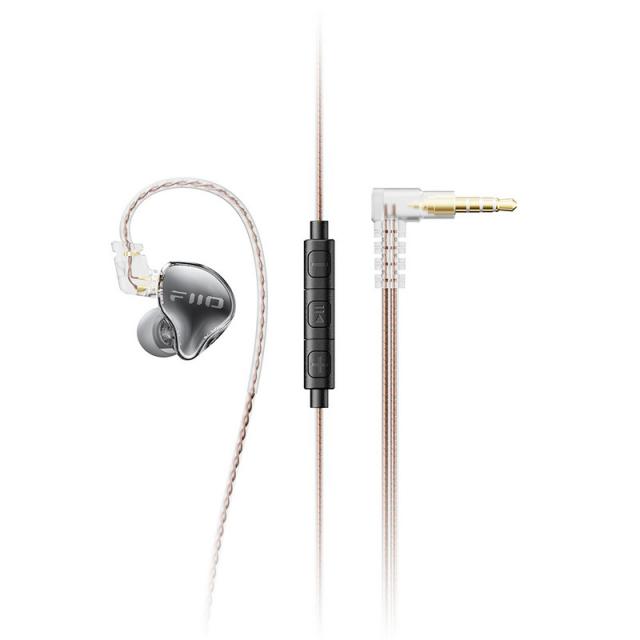 フィーオ FIO-IEM-JD10-B マイク＆コントローラー搭載　ダイナミック型カナルイヤホン(ブラック)FiiO　JD10[FIOIEMJD10B] 返品種別A