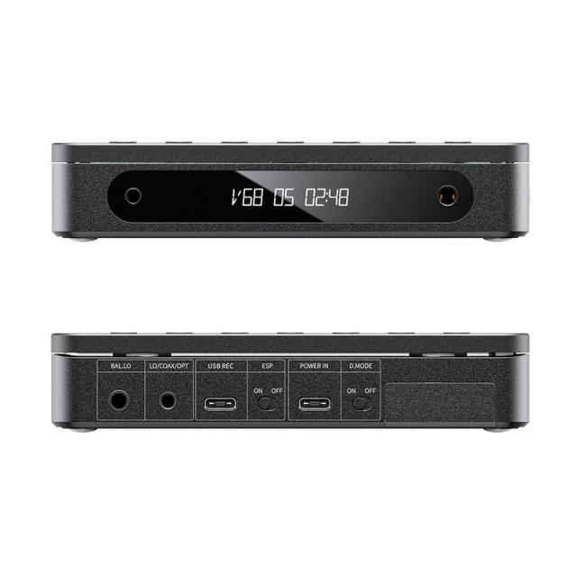 フィーオ FIO-DM13BT-B Bluetooth対応ポータブルCDプレーヤー（Black）FIIO　DM13 BT[FIODM13BTB] 返品種別A_3